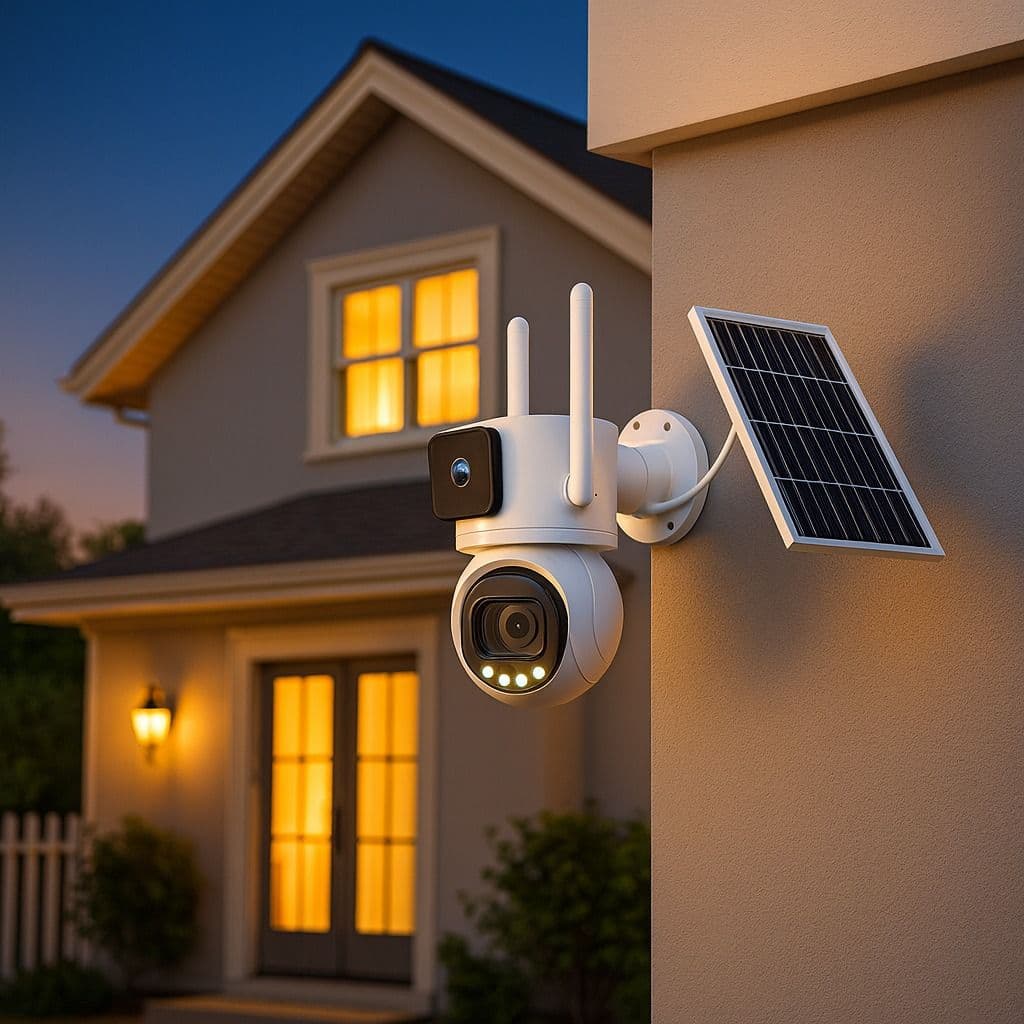 تركيب كاميرات مراقبة خارجية وأقفال بيومترية للفلل